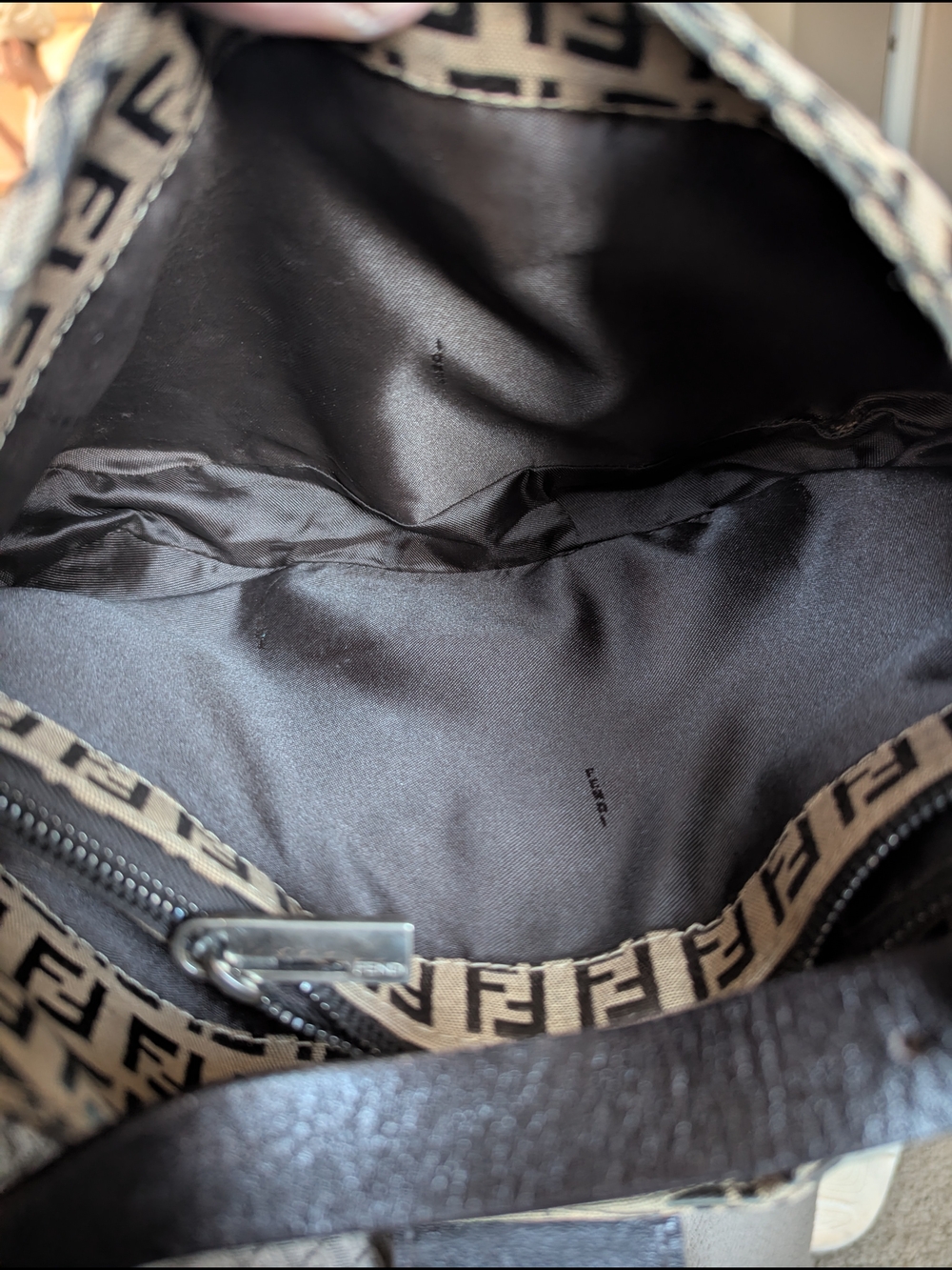 Fendi Zucchino Mamma Baguette Hobo Bag - Picture 10 of 13